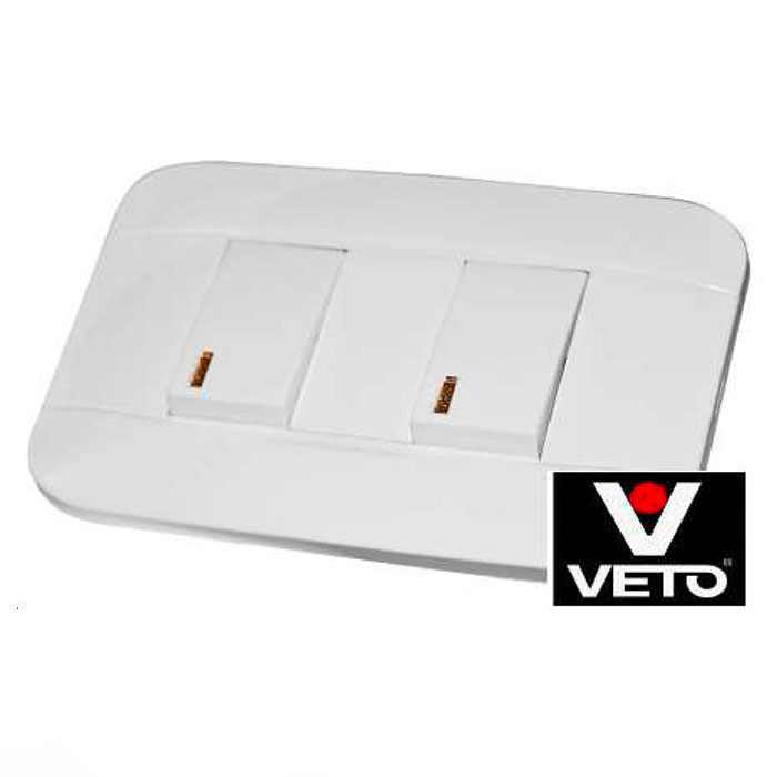 Interruptor Doble Balancin Ancho – Veto Electric
