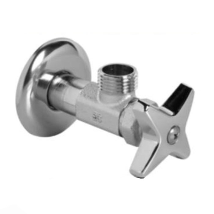 LLAVE ANGULAR 1/2-1/2 CROMADA AMERICAN HOME